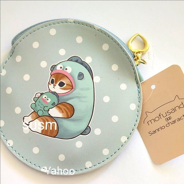 モフサンド × ハンギョドン コインケース サンリオ コラボ はぴだんぶい Sanrio サンリオキャラクターズ 財布 小銭入れ