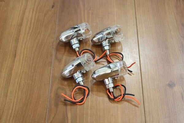 汎用タイプ ウインカー 4個 honda kawasaki yamaha suzuki SR XS W650 ドラッグスター カブ 250TR スティード エストレア ハーレー