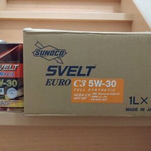 SUNOCO SVELT EURO スノコ スヴェルト スベルト ユーロ SP C3 5W-30 1L 10缶 1ケース エステル配合 合成油 正規品
