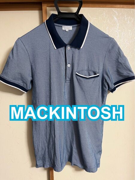 マッキントッシュ ナイロン/コットン混紡 半袖ポロシャツ メンズ38(S相当)