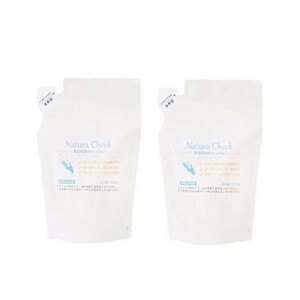 〇食器用液体せっけん詰替用 ２個セット　手荒れ対策に Natura Check ナチュラチェック 送料無料 300ml