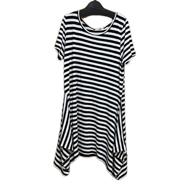 【Jolie Femme】ボーダー ワンピース カットソー Tシャツ