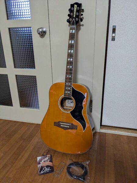 《未使用》Eko/エコ ゼロフレットボルトオンネック仕様エレアコギター 1959 5 Ranger VI VR EQ 付属品元箱付