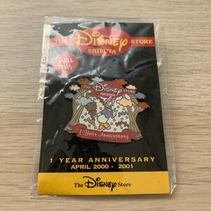  Disney store Shibuya shop 1 anniversary commemoration pin badge daisy * unused 