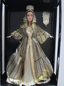  Barbie Elizabeth Taylor Cleopatra кукла кукла 1999 Elizabeth Taylor Cleopatra коробка обратная сторона повреждение инструкция имеется 