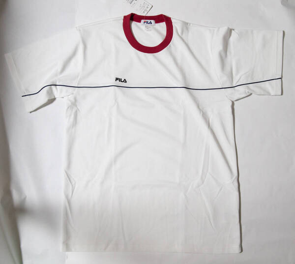 FILA ギャレックス 半袖体操服 ホワイト×ダークレッド 5L 未使用品即決!