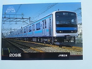エポック 鉄道カード 209系 JR東日本 RAILWAY COLLECTION No.47