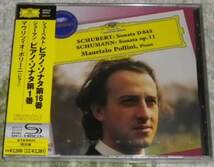 マウリツィオ・ポリーニ / シューベルト：ピアノ・ソナタ第１６番、シューマン：ピアノ・ソナタ第１番 限定盤 SHM-CD_画像1