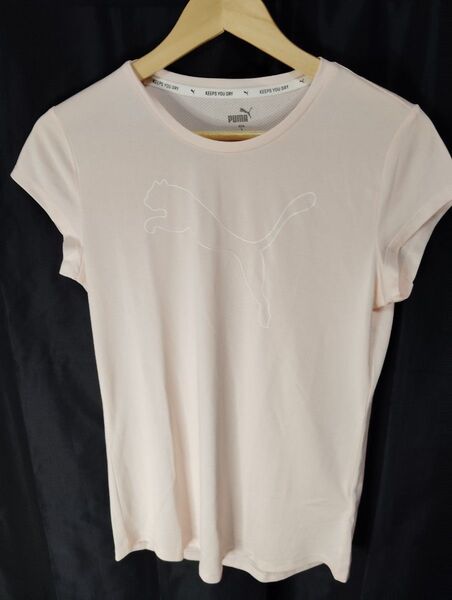 【最終値下げ】PUMA プーマ ACTIVE ロゴヘザー SS ウィメンズ Tシャツ 半袖 Lサイズ