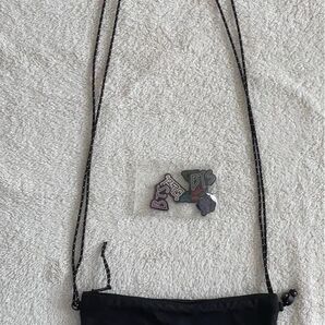 BTS公式POPUP商品 メンバー直筆マジックテープ付きショルダーバッグ
