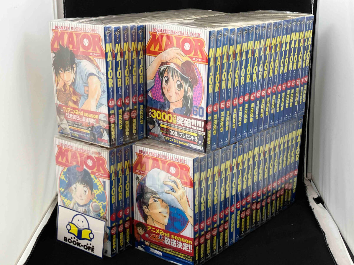 Amazon.co.jp: 全巻 MAJOR（メジャー）全78巻+友情の一球
