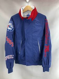 ★ 美品 タグ付き WIND AND SEA x NBA Nylon Blouson ウィンダンシー × エヌビーエー ナイロン(中綿ナイロン) ブルゾン M ブルー 通年