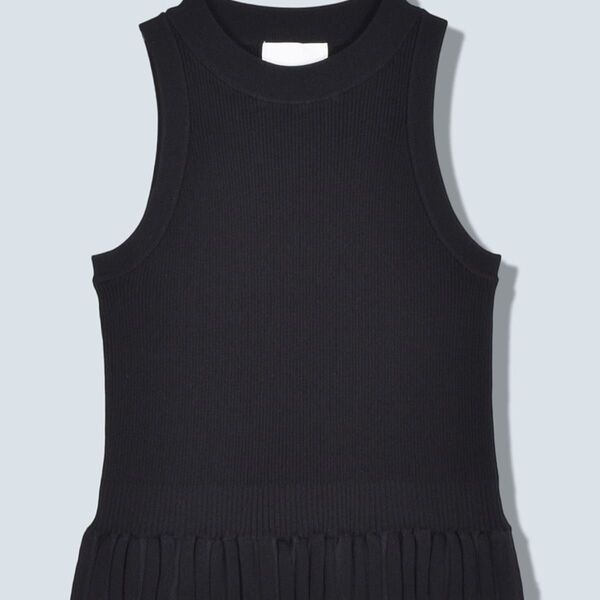 OMMO BLOCKING HEM FLARE TANK
