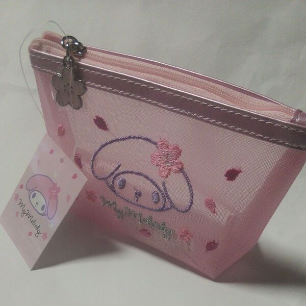 Sanrio オリジナル My Melody さくら メッシュ ポーチ