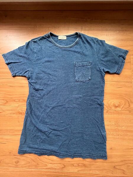 ナノユニバース デニム風ポケットTシャツ アメカジ メンズ S 半袖
