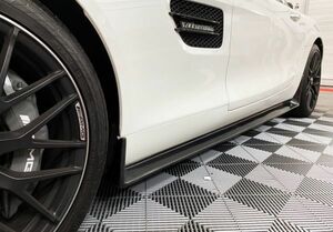 * Mercedes * Benz C190 AMG GT/GTS for carbon side step set / side skirt / under lip / aero /splita