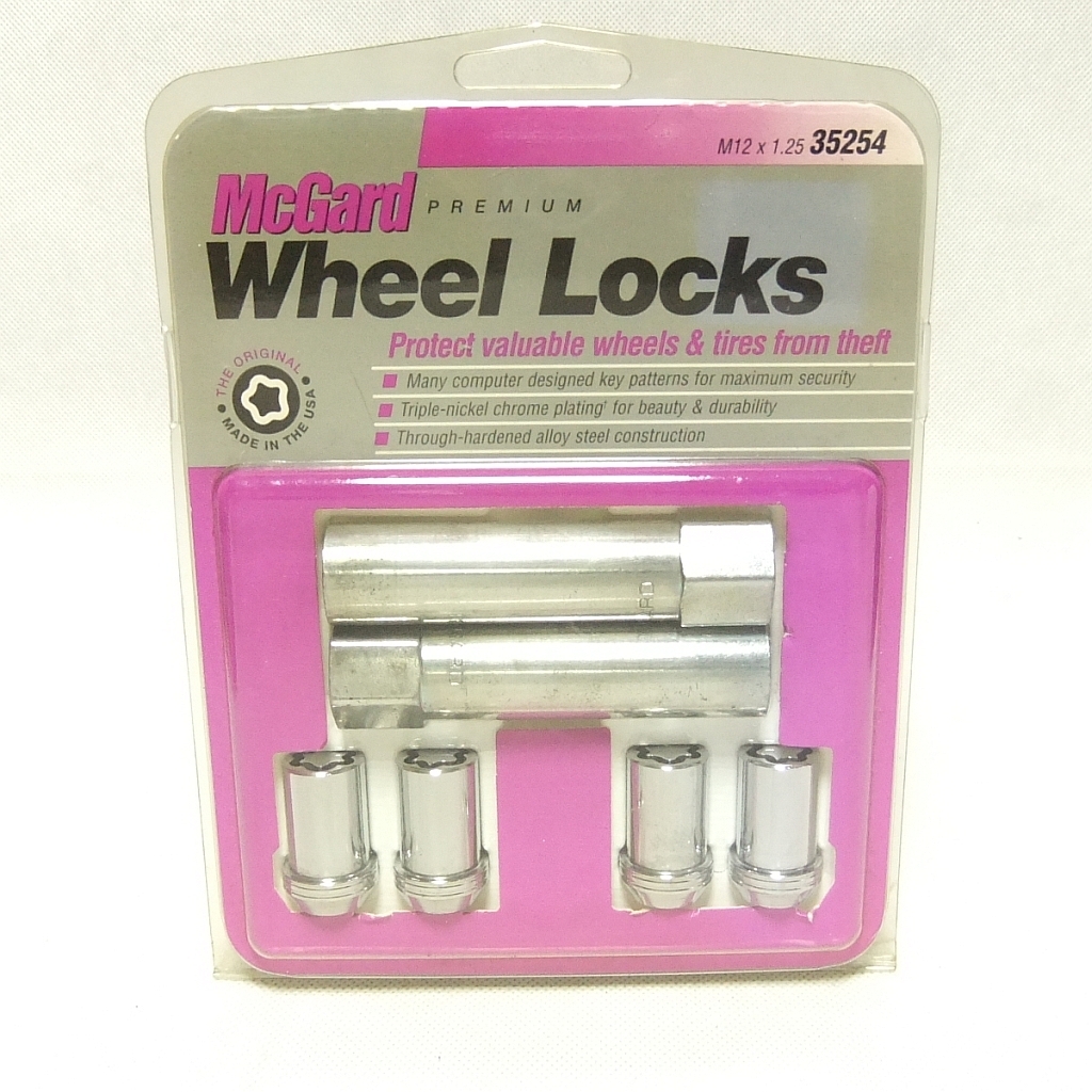 редкий малого диаметра!* McGuard колесо блокировка [M12×1.25 колпачковая гайка конус сиденье /21H малого диаметра / хром ]35254 ②* Nissan ( Subaru / Suzuki ) для * быстрое решение 