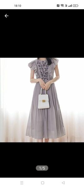 美品 花柄ワンピース パーティードレス 可愛いワンピース