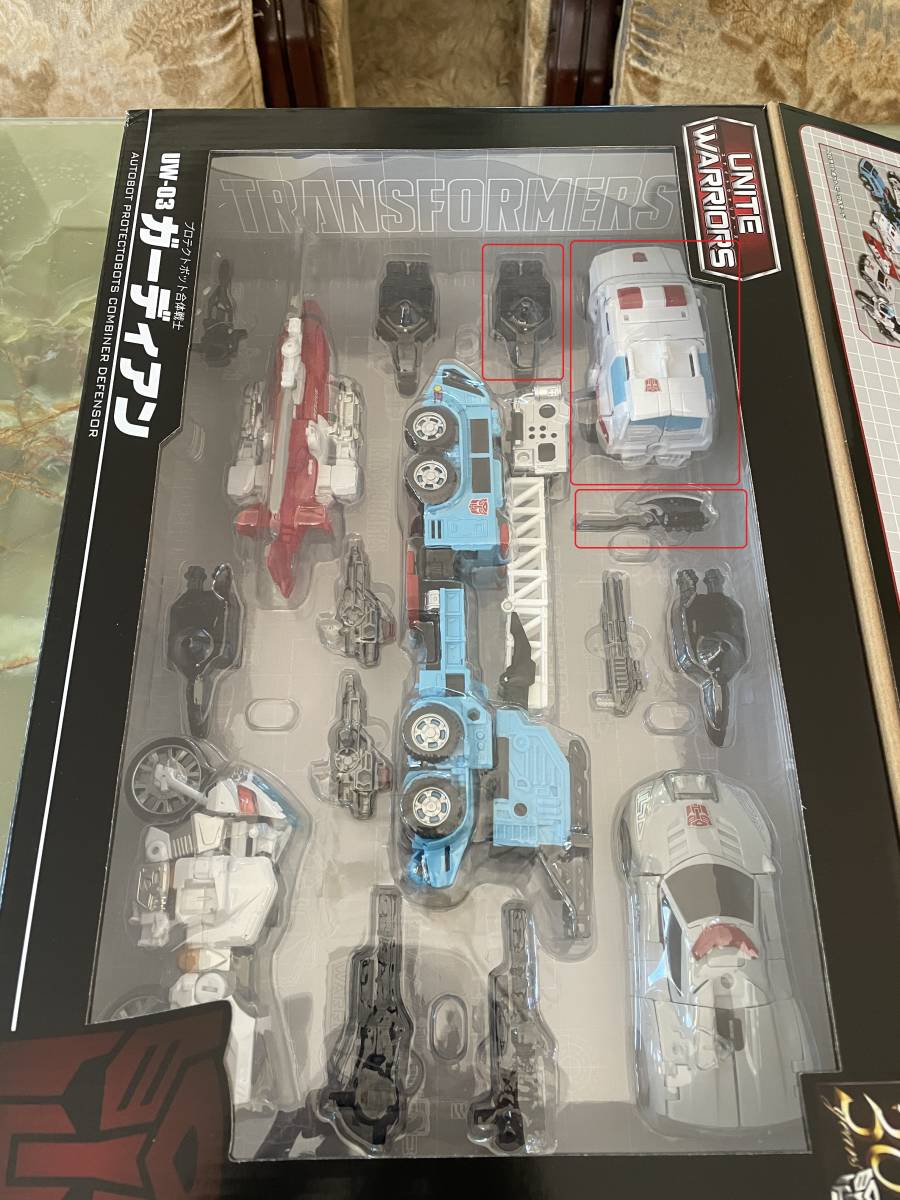 主様一時帰宅】UW-03 ガーディアン【旧玩具とも比較しますにゃ