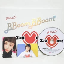 【即決価格】MOMOLAND★GREAT!★CD＋フォトブック BBoom BBoom EDM★〈アイン 2枚 トレカ付き〉良好 モモランド ナンシー ヨヌ ジュイ_画像1