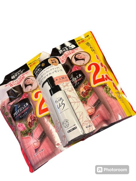 レノア ハピネス アロマジュエル 香り付け専用ビーズ ざくろブーケ 詰め替え 1,080mL ハミングフレア 洗濯用香り付け剤