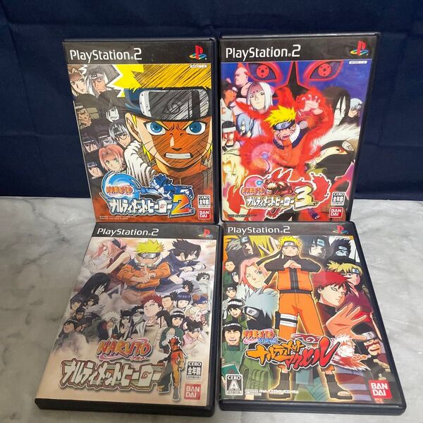 【PS2】 NARUTO -ナルト- ナルティメットヒーロー まとめ売り