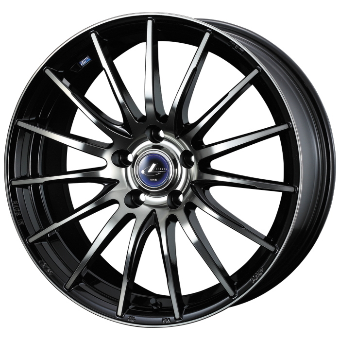 BRIDGESTONE NEWNO 195/55R15 LEONIS NAVIA 05 BPB 15インチ 6J+45 5H-100 4本セット