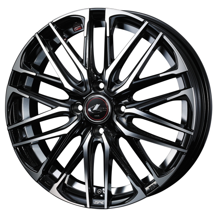 BRIDGESTONE NEWNO 165/65R15 LEONIS SK PBMC 15インチ 5.5J+50 4H-100 4本セット