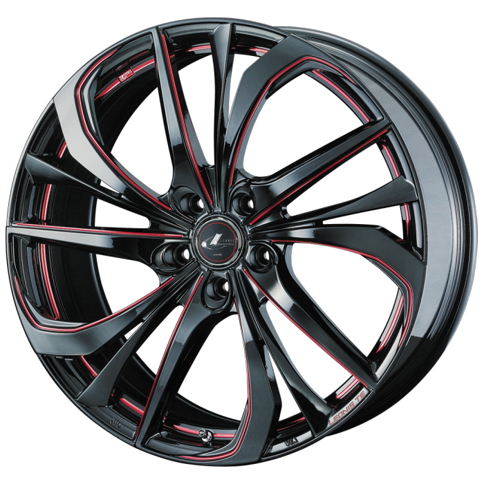 BRIDGESTONE REGNO GR-X3 275/35R19 LEONIS TE BK/SC RED 19インチ 8J+35 5H-114.3 4本セット