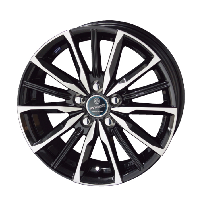 BRIDGESTONE REGNO GR-X3 215/55R17 SMACK VALKYRIE サファイアブラック 17インチ 7J+48 5H-100 4本セット
