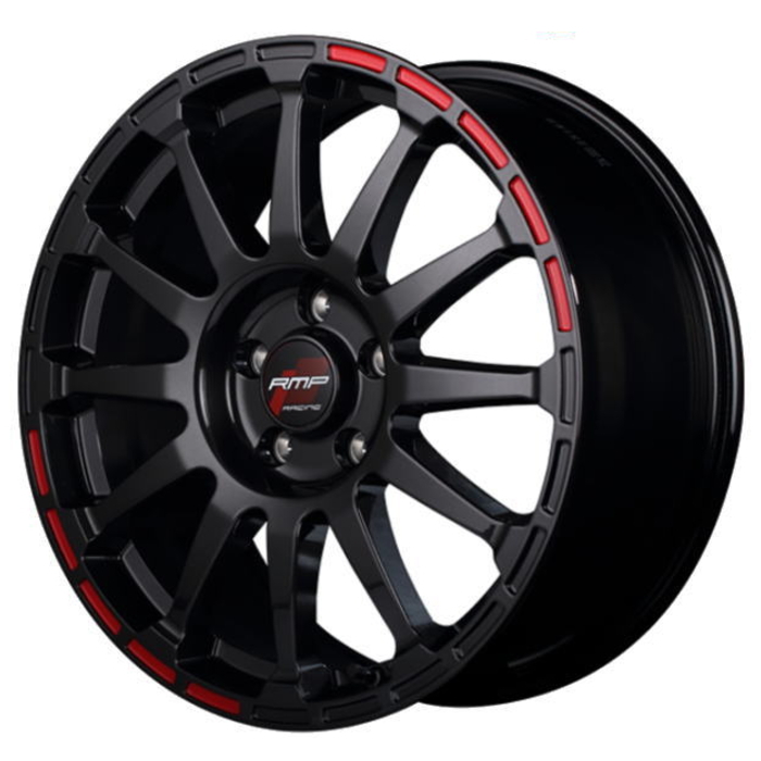 BRIDGESTONE REGNO GR-X3 195/60R17 RMP RACING GR12 クリスタルブラック/レッド 17インチ 7J+35 5H-114.3 4本セット