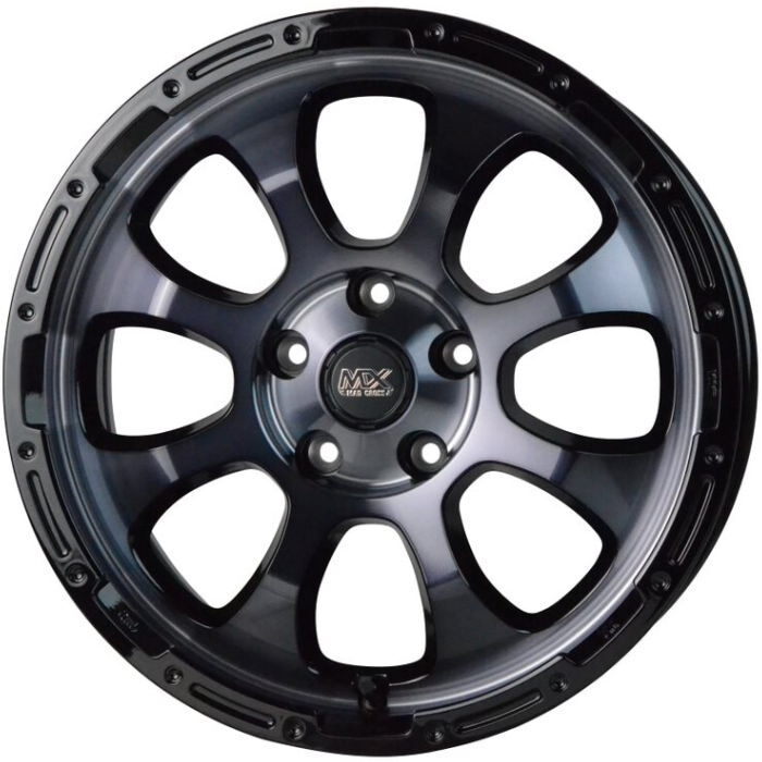 BRIDGESTONE POTENZA RE-12D 225/45R17 MAD CROSS GRACE ブラッククリア 17インチ 7J+38 5H-114.3 4本セット