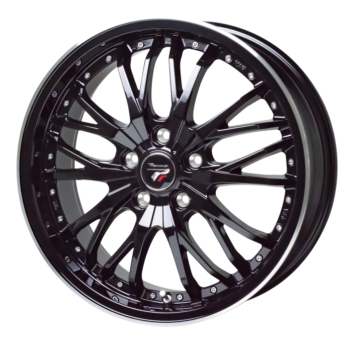 BRIDGESTONE POTENZA Adrenalin RE004 265/35R18 Precious HM-3 ブラックリムポリッシュ 18インチ 7.5J+53 5H-100 4本セット