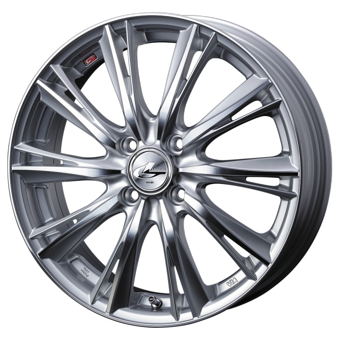 BRIDGESTONE ECOPIA NH200 195/60R15 LEONIS WX HSMC 15インチ 5.5J+50 4H-100 4本セット
