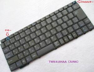 【VAIO】ノートPC用日本語キーボードユニットTWK4184AA=JUNK