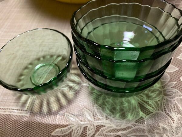 昭和レトロ ガラス食器 小鉢 ソーメン