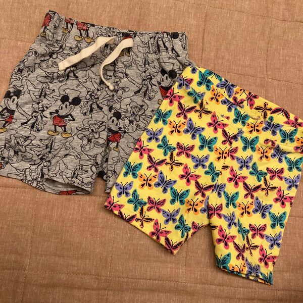 パンツ ショートパンツ ハーフパンツ GAP ミッキー