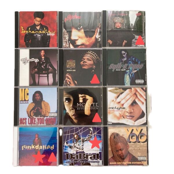 【12枚セット】【フィメールラッパー】BAHAMADIA MC PEACHES ALYSON WILLAMS SMOOTH等