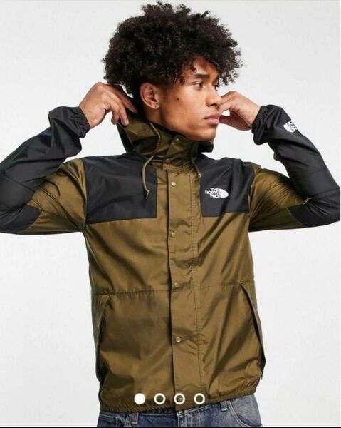 ノースフェイス(The North Face)シーズナルマウンテン撥水ジャケット(カーキ、ブラック)