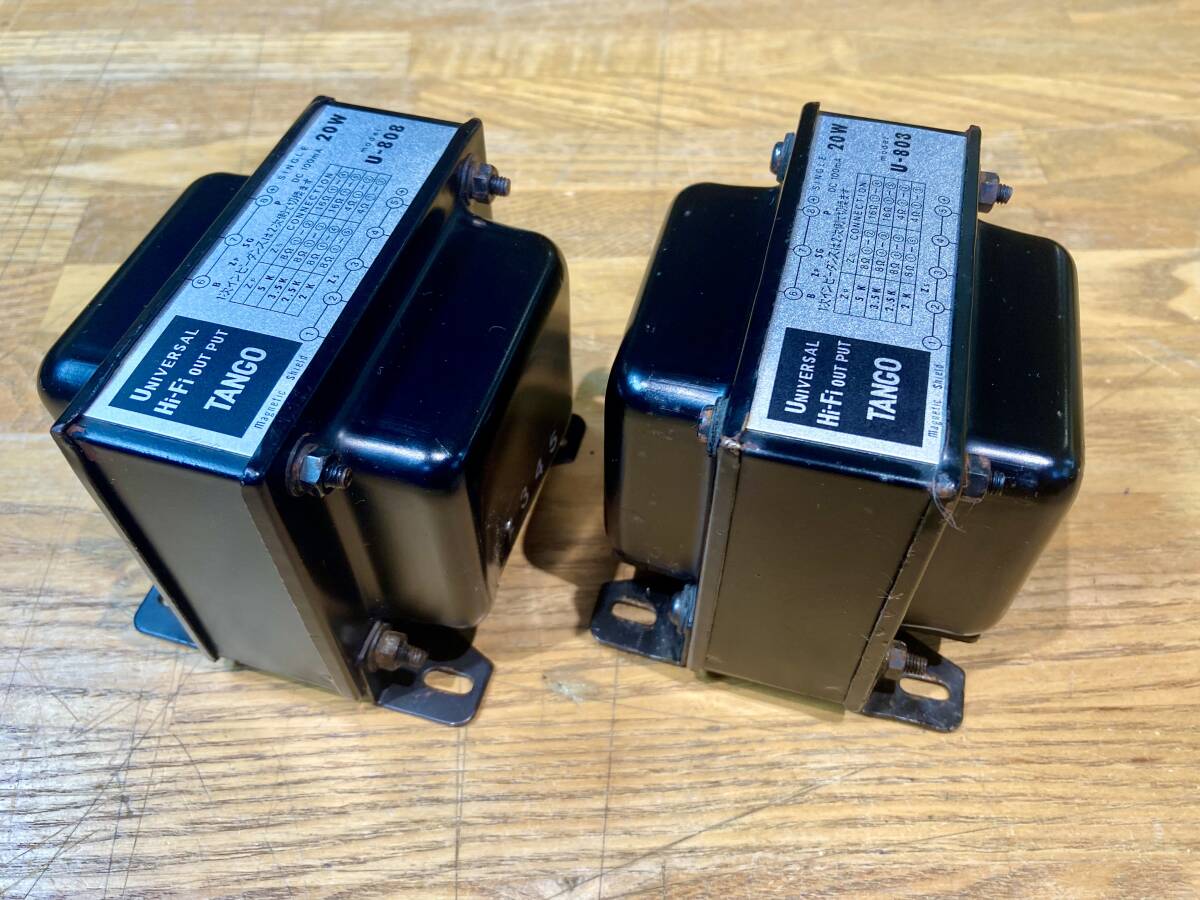 audio /TANGO製/トランス/U808/2台組 - アンプ audio /TANGO製/トランス/U808/2台組 - アンプ