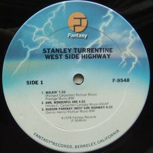 ◆ STANLEY TURRENTINE / West Side Highway ◆ Fantasy F-9548 (promo) ◆の画像3
