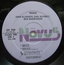 ◆ JOHN KLEMMER / Nexus For Duo And Trio (2LP) ◆ Novus AN2 3500 ◆ L_画像8