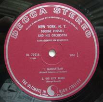 ◆ GEORGE RUSSELL / New York N.Y. ◆ Decca DL 79216 (red) ◆ W_画像3