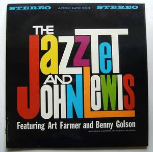 ◆ ART FARMER & BENNY GOLSON / The Jazztet and JOHN LEWIS ◆ Argo LPS 684 (blue:dg) ◆ W