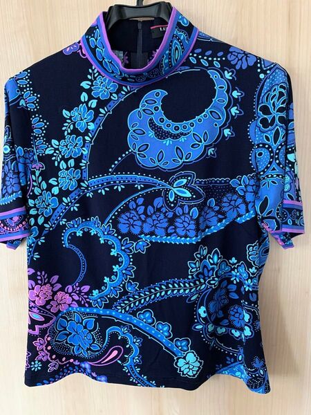 【 美品 最終値下 】 レオナール 半袖 ハイネックカットソー