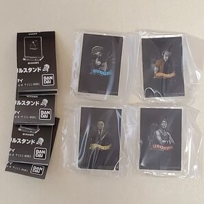 Netflixシリーズ ONEPIECE ポスターアクリルスタンド サンジ ウソップ アーロン バギーの4種+ミニブック4枚