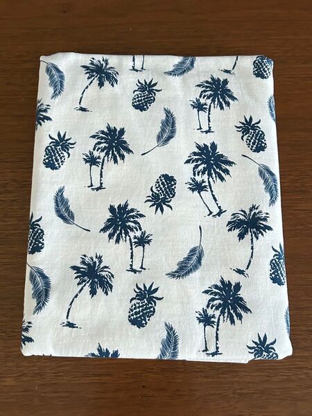 smilefabric購入 サマーバケーション柄天竺ニット 100cm 新品未使用