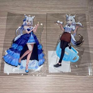 ホロライブ 白上フブキ フブキカフェ アクリルスタンド 2種セット