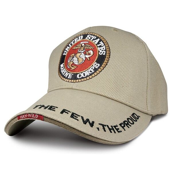 U.S. MARINE CORPS USMC 米海兵隊 エンブレム キャップ帽子 ミリタリーキャップ サンドカラー