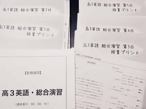 高3英語・総合演習　17年　鉄緑会　東京大　難関大　東進 Z会 ベネッセ SEG 共通テスト　駿台 河合塾 鉄緑会 